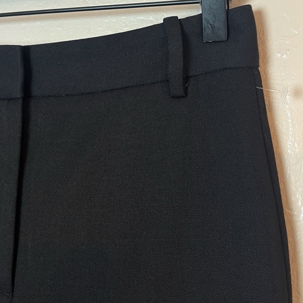 •NILI LOTAN• NWOT Black‎ Arielle High Rise Flare Leg Wool Trouser Pant Size 0 - Picture 5 of 15